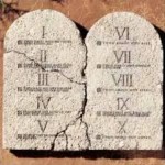 The 10-Commandments on Stone